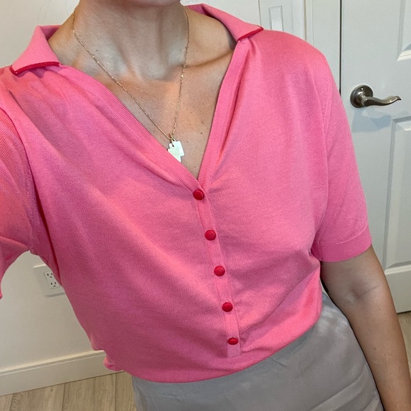 John Smedley Collared Knit T Shirt - Picture 10 of 16